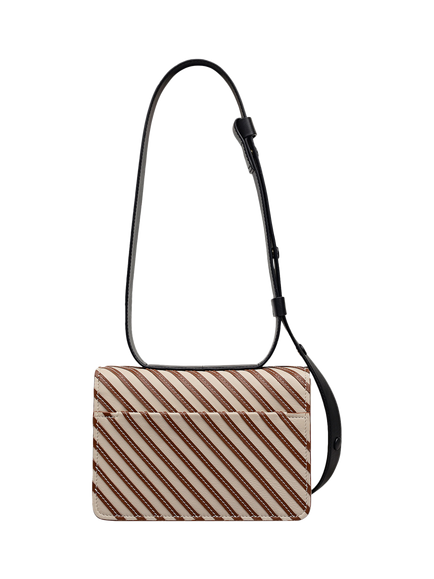 Radley The Belsize Stripe Small Shoulder Bag, Salt - view 2, Salt