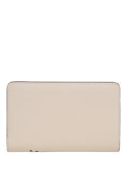 Radley Floral Appliqué Medium Leather Purse - view 2, Salt