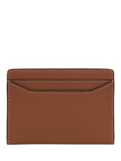 Radley Floral Appliqué Leather Cardholder - view 2, Cognac