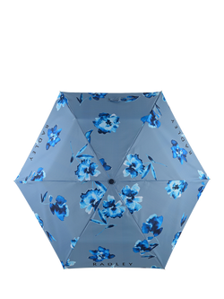 Radley Floral Handbag Umbrella, Denim, Denim