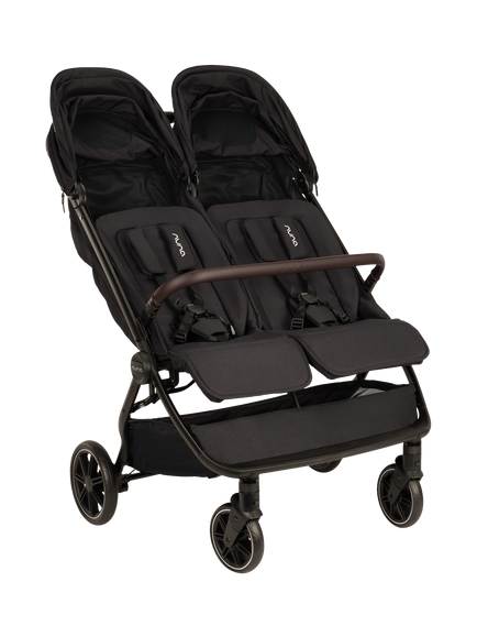 Nuna TRVL Double Pushchair, Caviar - view 2, Caviar