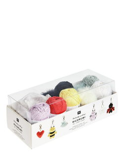 Rico Design Ricorumi Chingu Sky Keyrings Crochet Kit, Multi