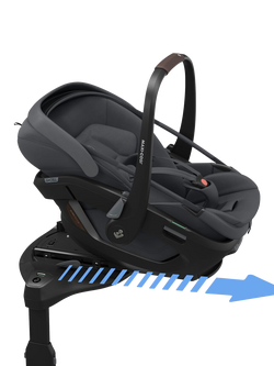 Maxi-Cosi Coral Slide Pro iSize Baby Car Seat, Moon Graphite - view 2, Moon Graphite