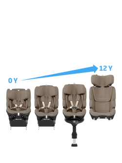 Maxi-Cosi Pearl XL Slide Pro iSize Baby Car Seat, Authentic Truffle - view 2, Authentic Truffle