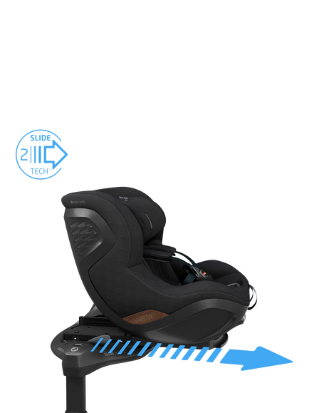 Maxi-Cosi Pearl Slide Pro iSize Baby Car Seat - view 2, Authentic Black