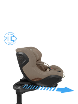 Maxi-Cosi Pearl Slide Pro iSize Baby Car Seat - view 2, Authentic Truffle