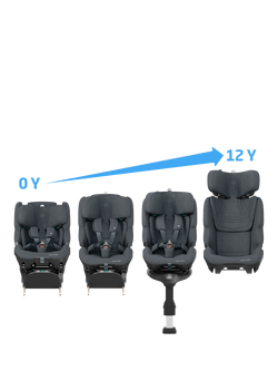 Maxi-Cosi Pearl XL Slide Pro iSize Baby Car Seat, Authentic Graphite - view 2, Authentic Graphite