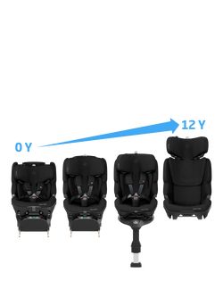 Maxi-Cosi Pearl XL Slide Pro iSize Baby Car Seat, Authentic Black - view 2, Authentic Black