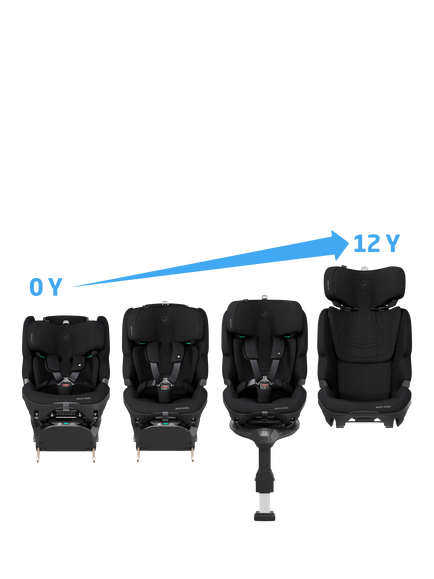 Maxi-Cosi Pearl XL Slide Pro iSize Baby Car Seat, Authentic Black - view 2, Authentic Black