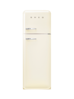Smeg FAB30RCR6UK Freestanding 80/20 Fridge Freezer, Cream, Cream