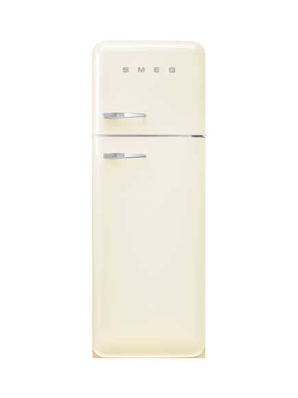 Smeg FAB30RCR6UK Freestanding 80/20 Fridge Freezer, Cream, Cream