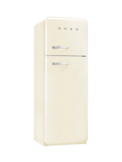 Smeg FAB30RCR6UK Freestanding 80/20 Fridge Freezer, Cream - view 2, Cream