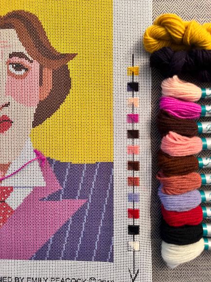 Appletons Oscar Wilde Tapestry Kit - view 2, Multi