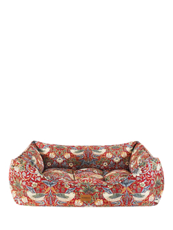 Morris & Co. Strawberry Thief Dog Bed, 