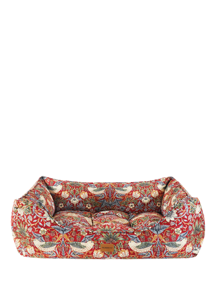 Morris & Co. Strawberry Thief Dog Bed, 