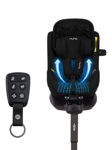 Nuna RELX WIND iSize Baby Car Seat, Black, Black
