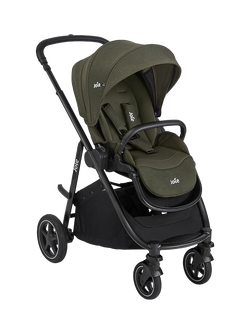 Joie Baby Versatrax Pushchair, Ramble XL Carrycot, i-Snug Car Seat and i-Base On the Go Encore Bundle, Fern - view 2, Fern