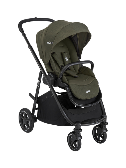 Joie Baby Versatrax Pushchair, Ramble XL Carrycot, i-Snug Car Seat and i-Base On the Go Encore Bundle, Fern - view 2, Fern
