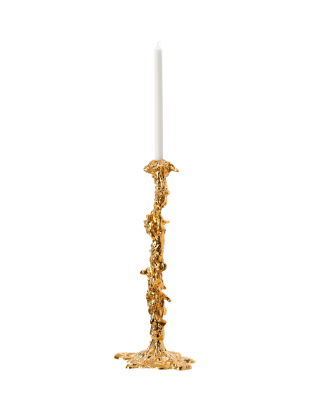 pols potten Drip Extra Large Candle Holder, Gold - view 2, Gold