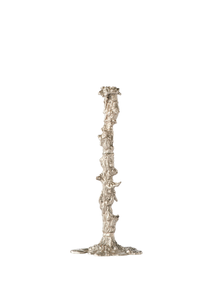 pols potten Drip Extra Large Candle Holder, Silver, Silver