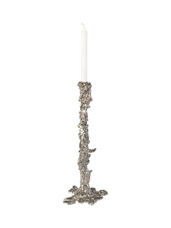 pols potten Drip Extra Large Candle Holder, Silver - view 2, Silver