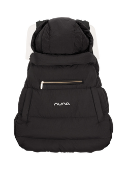 Nuna CUDL Series Baby Carrier Winter Cover, Black, Black