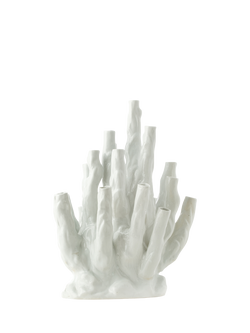 pols potten Coral Ceramic Vase, H45cm, White, White