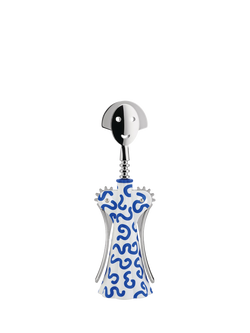 Alessi 'Anna G' Delft Corkscrew, Blue/White - view 2, Multi