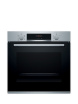 Bosch OUTLET Series 4 HBS573BS0B Built In Electric Self Cleaning Single Oven, Like New, Stainless Steel