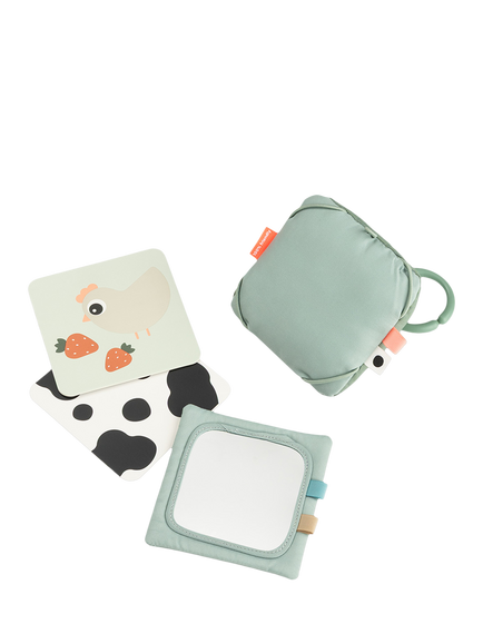 Done by Deer Baby Contrast Card Holder, Green