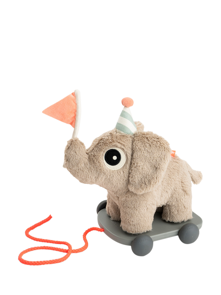 Done by Deer Elephee Pull Along 2-in-1 Toy, Sand
