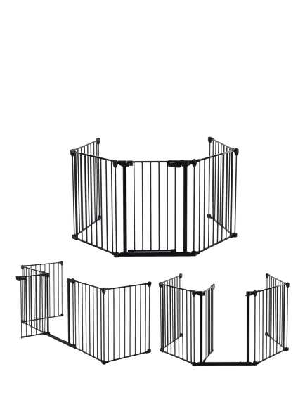 Safety 1st Modular 5 Panel Gate, Black - view 2, Black