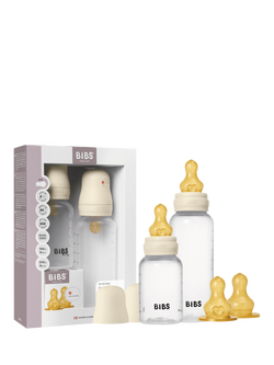 BIBS Grow & Flow Latex Baby Bottle Set, Multi