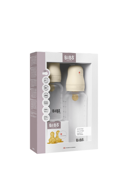 BIBS Grow & Flow Latex Baby Bottle Set - view 2, Multi