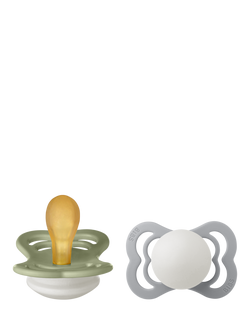 BIBS Supreme Baby Soothers, Pack of 2, Sage, Size 1, Sage