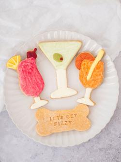 Fluff & Crumble Cocktail Dog Biscuit Gift Set - view 2, Multi
