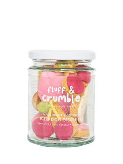Fluff & Crumble Valentine's Day Dog Biscuits, Red Multi Red