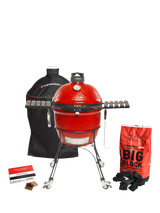 Kamado Joe Classic Joe Series II Charcoal BBQ with Cart & Cover Bundle