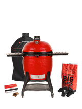 Kamado Joe Big Joe Series III Charcoal BBQ with Cart & Cover Bundle