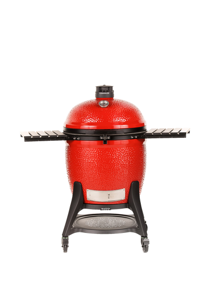 Kamado Joe Big Joe Series III Charcoal BBQ with Cart & Cover Bundle - view 2, Red