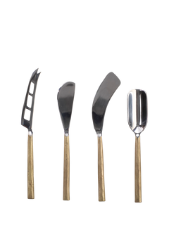 nkuku Darsa Cheese Knife, Set of 4