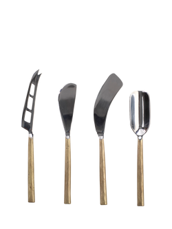 nkuku Darsa Cheese Knife, Set of 4, 