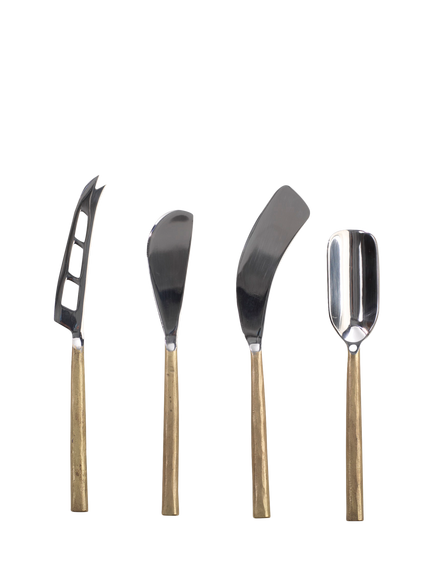 nkuku Darsa Cheese Knife, Set of 4, 