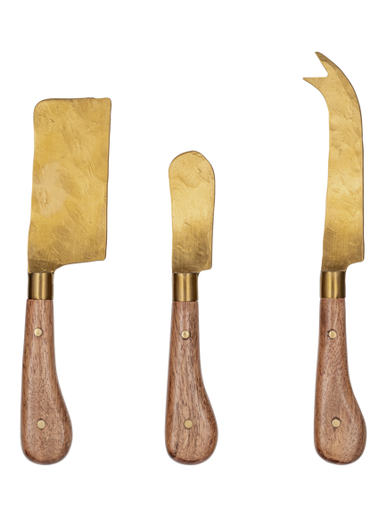 nkuku Maram Cheese Knife, Set of 3, 