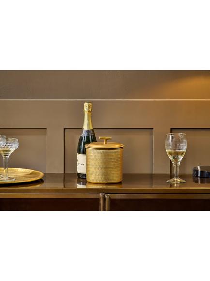 nkuku Nalgora Ice Bucket, Brass - view 2, 
