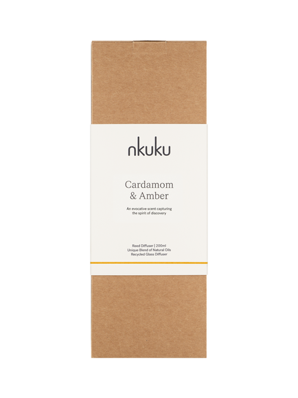 nkuku Cardamom & Amber Reed Diffuser, 200ml - view 2, 