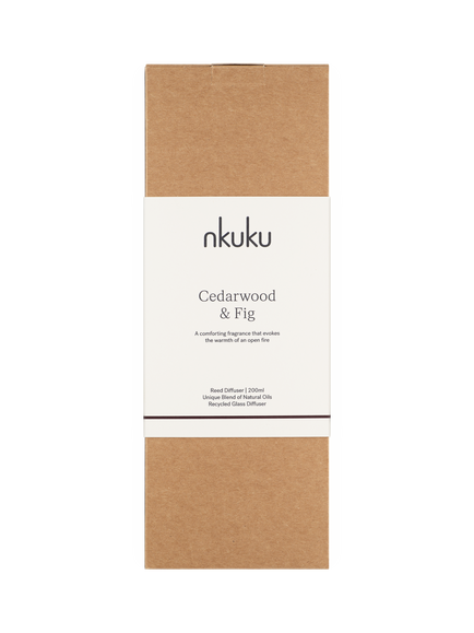 nkuku Cedarwood & Fig Reed Diffuser, 200ml - view 2, 