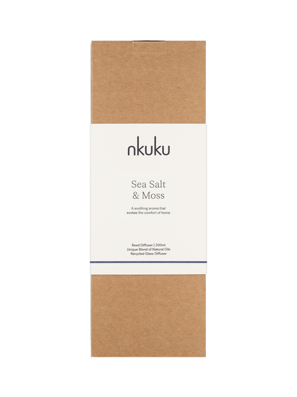 nkuku Sea Salt & Moss Reed Diffuser, 200ml - view 2, 