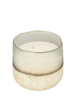 nkuku Sea Salt & Moss 3 Wick Scented Candle, 