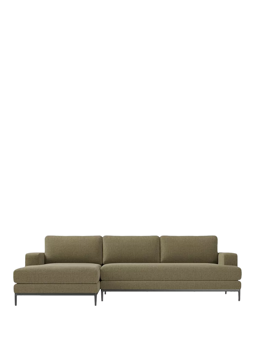 West Elm Landon Sectional LHF Chaise End Sofa, Elm